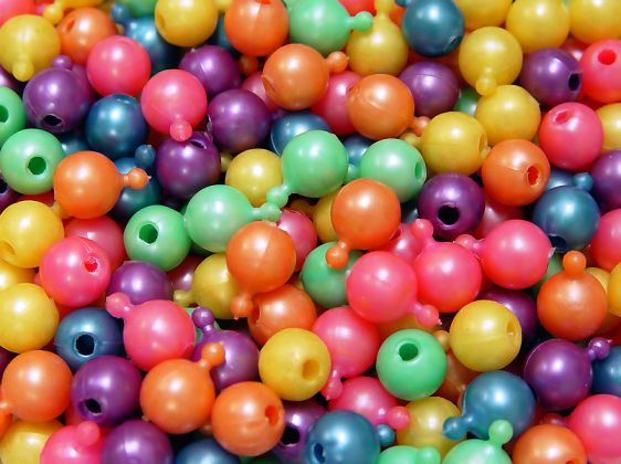 820K110 – 12mm Round Pop Beads – Bright Pearl Multi – 30pc Pack