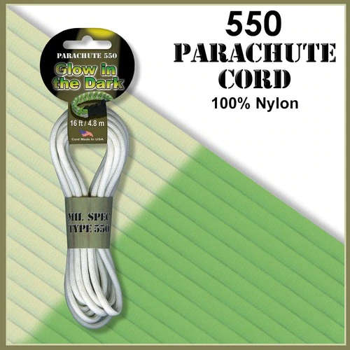 550 Paracord Glow In The Dark (50ft) - Helikon Tex