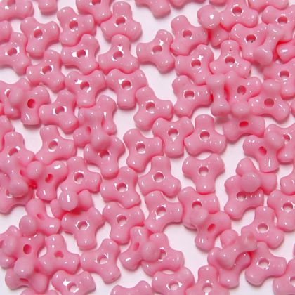 Opaque Red Tri Beads 500pc #TRI067