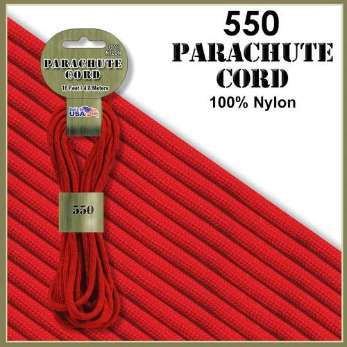 Red 550 Paracord #PARA1606