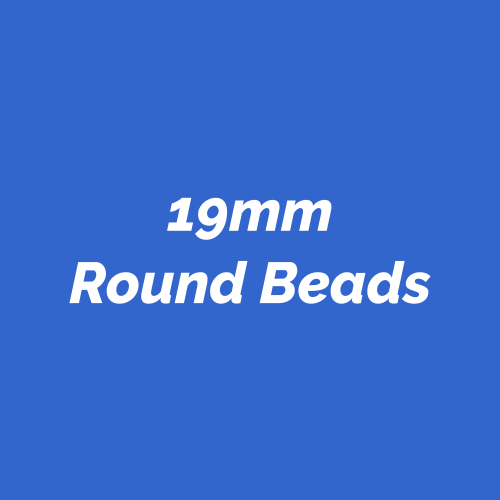 19mm Round Beads