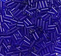 10x4mm Cobalt Blue Wampum Beads 500 grams