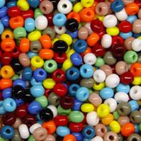  6/0 Opaque Multi Color Mix Czech Glass Seed Beads