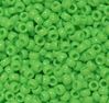 6.5x4mm Opaque Lime Green Mini Pony Beads