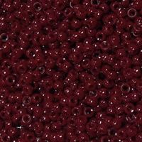 7x4mm Opaque Cranberry Mini Pony Beads beads,beading,mini.small,pony beads,USA,American, made