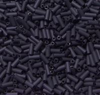 8x3mm Matte Cobalt Wampum Beads 250 grams