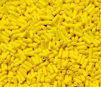 8x3mm Matte Yellow Wampum Beads 250 grams