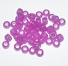 9x6mm Purple Glow Pony Beads 500pc