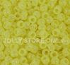 9x6mm Yellow Glow Pony Beads 500pc