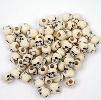 Antiqued Ivory Skull Beads skulls,beads,crafts,head