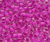 Crystal Lined Light Purple Czech Glass 9mm Pony Beads 100pc
