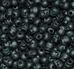 Flat Black Skull Beads - PBSKULLB