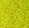 Lure Yellow 6mm Round Plastic Beads