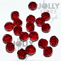 Dark Ruby 8mm Faceted Round Beads facted,beads,crafts,plastic,acrylic,round,colors,beading,stores
