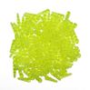 UV Transparent Chartreuse Stack Beads 50pc
