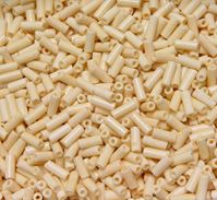 10x4mm Bone Ivory color Wampum Beads 500 grams