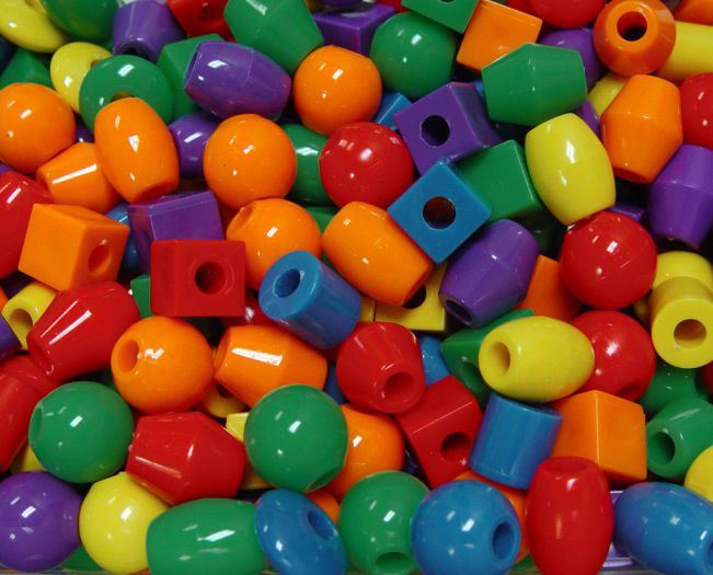 Jumbo 25mm Assorted Shapes Colors