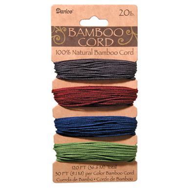 Bamboo Cord Set - Jewel Tones 20lb  120ft