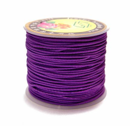 1mm Royal Purple Elastic Cord string 21M/68ft Spool