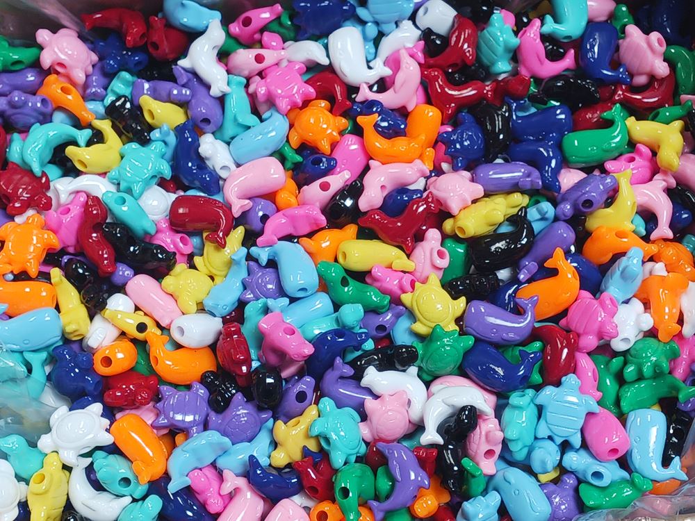 Marine Life Multi Colors Beads (24pc)