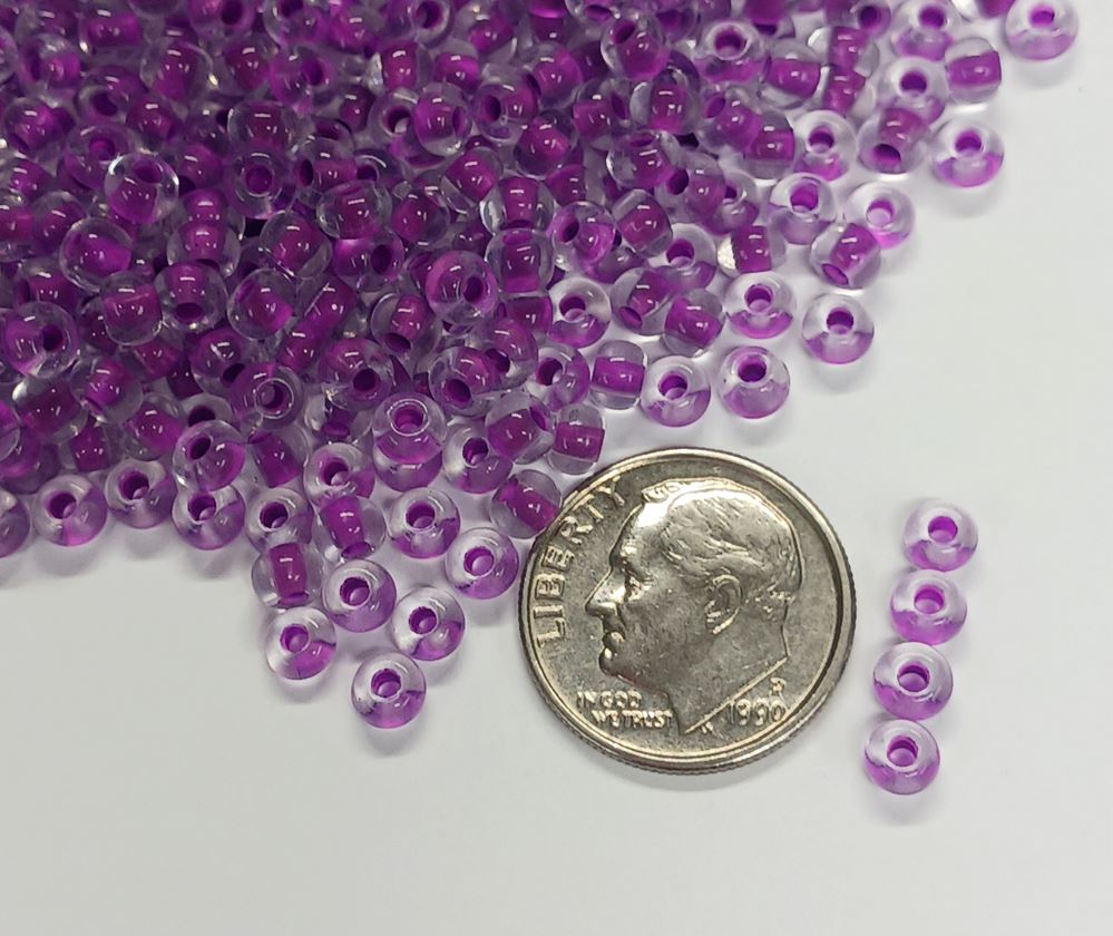 
                  
                    6/0 Neon Purple Lined Crystal Czech Glass Seed Beads
                  
                