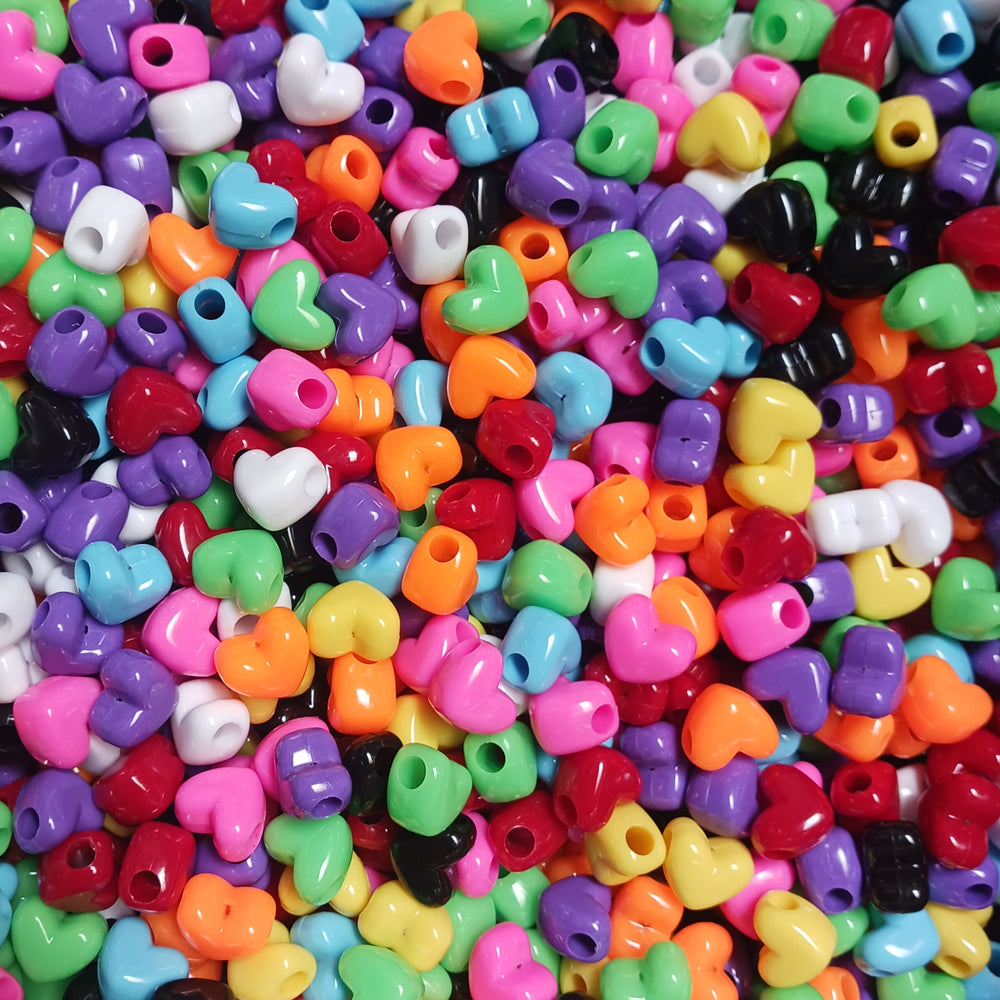 
                  
                    Opaque Multi Colors Heart shaped Pony Beads
                  
                
