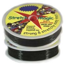 Stretch Magic Black, 1mmx25M Spool