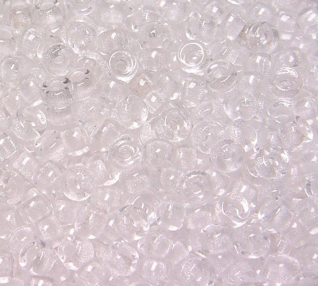 Crystal Transparent Czech Glass 6mm Mini Pony Beads 100pc