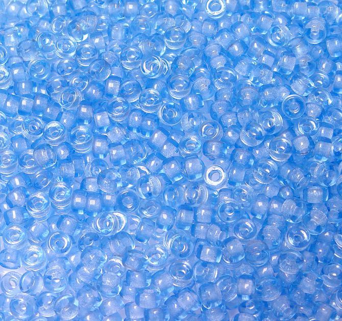 Light Sapphire Czech Glass 6mm Mini Pony Beads 100pc