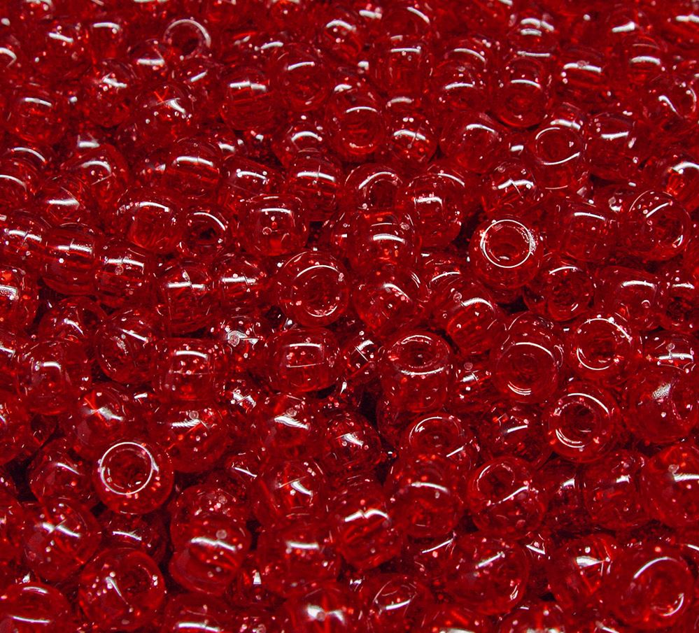 
                  
                    9x6mm Ruby Sparkle Pony Beads 500pc
                  
                