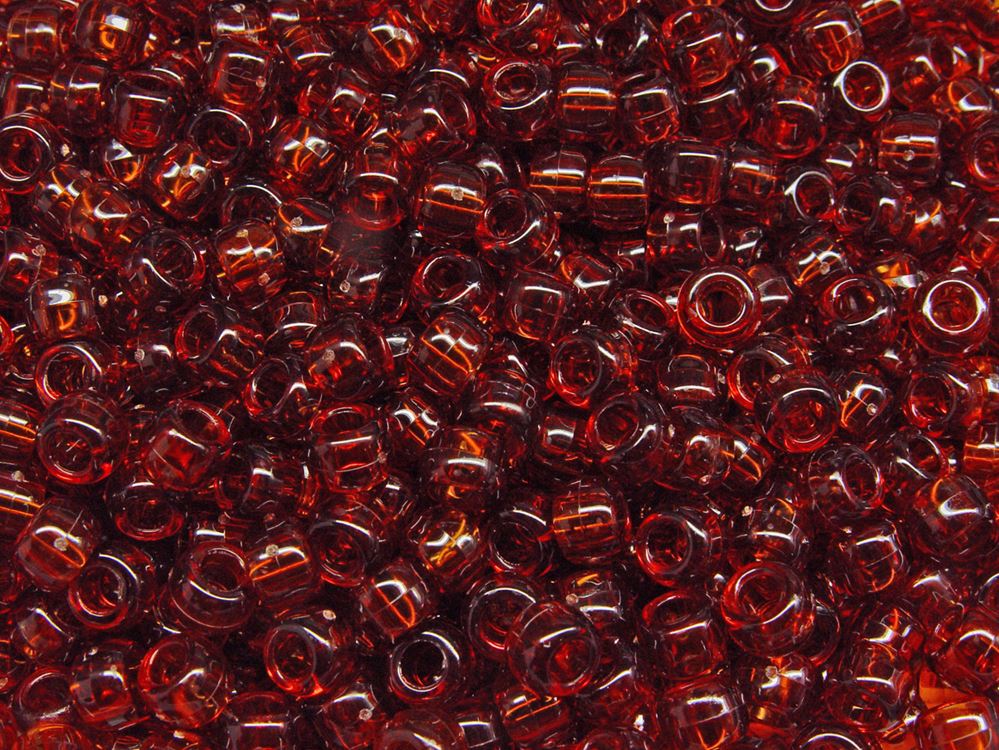 9x6mm Tortoise Pony Beads 500pc