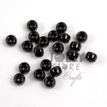 
                  
                    9x6mm Opaque Black Pony Beads 500pc
                  
                