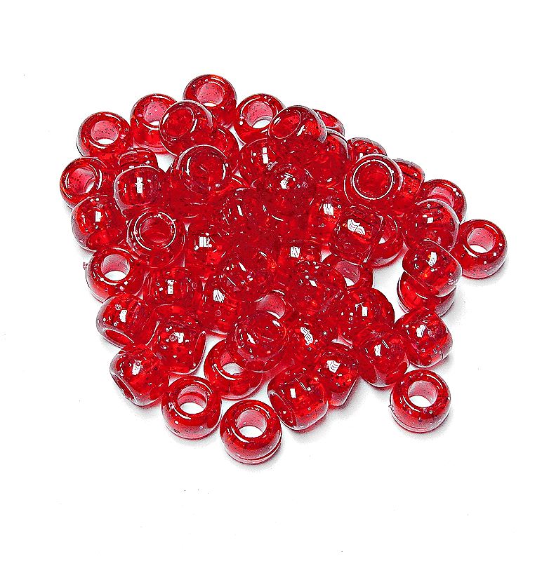 
                  
                    9x6mm Ruby Sparkle Pony Beads 500pc
                  
                