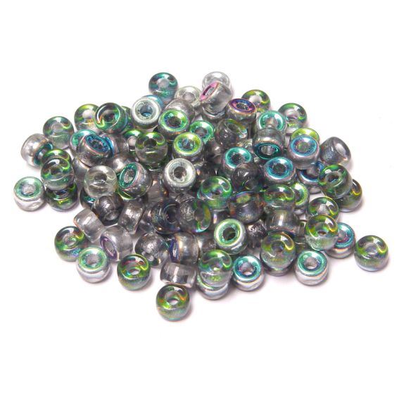 Vitrail Czech Glass 9mm Pony Beads 100pc