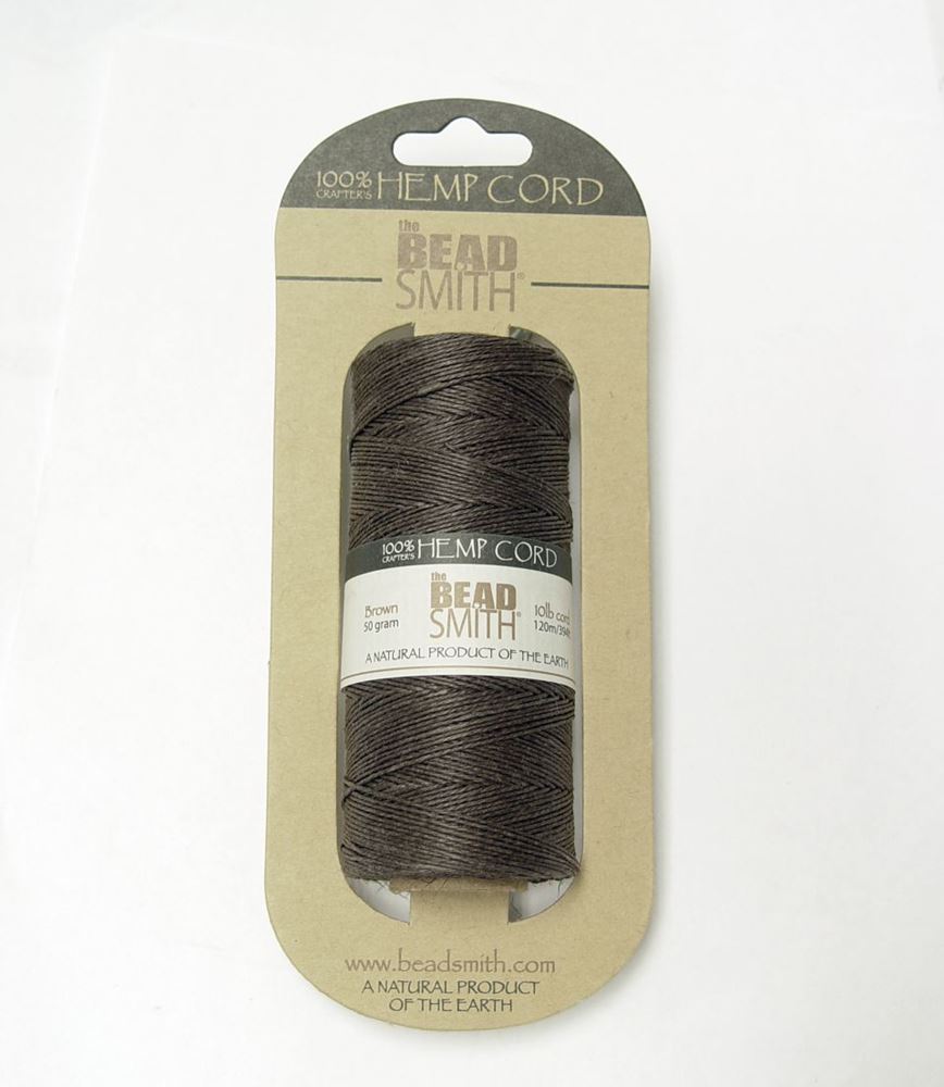 Brown Hemp Cord 10lb. 394ft