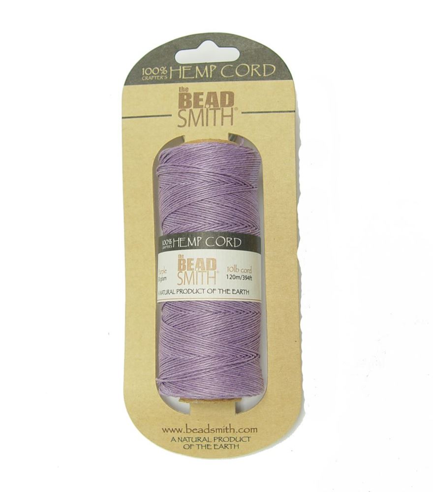 Purple Hemp Cord 10lb. 394ft