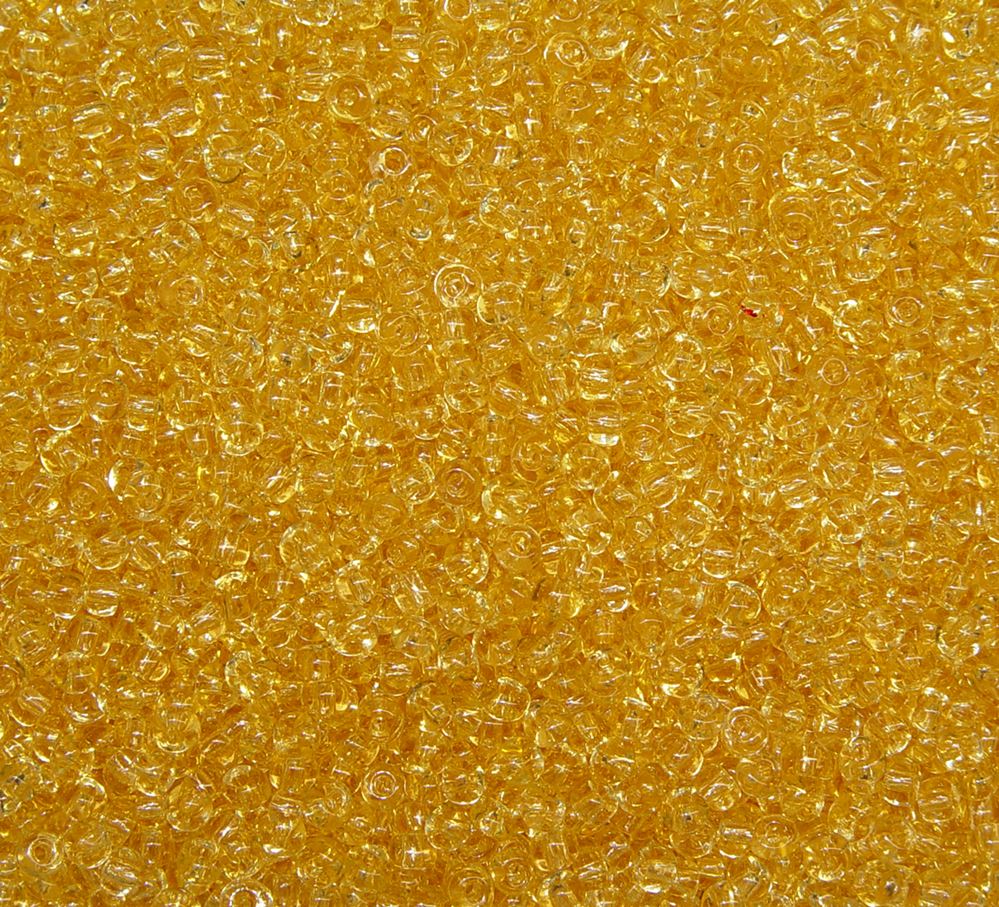 6/0 Honey Czech Glass Seed Beads