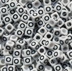 7mm Alphabet Cube Brite Beads - Letter 