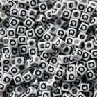 7mm Alphabet Cube Brite Beads - Letter 