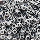 7mm Alphabet Cube Brite Beads - Letter 