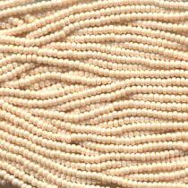 6/0 Eggshell Czech Glass Seed Beads