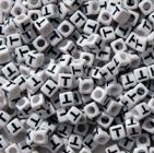 7mm Alphabet Cube Brite Beads - Letter 