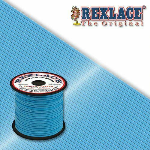 Baby Blue Rexlace Vinyl Lacing 100yds