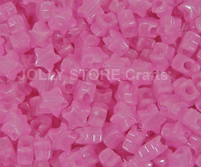 Stars Glow Pink 100pc