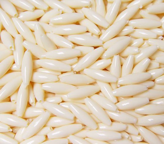 Ivory Spaghetti Craft Beads 200pc