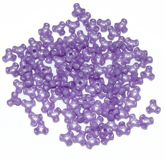 Pearl Lilac Tri Beads 500pc