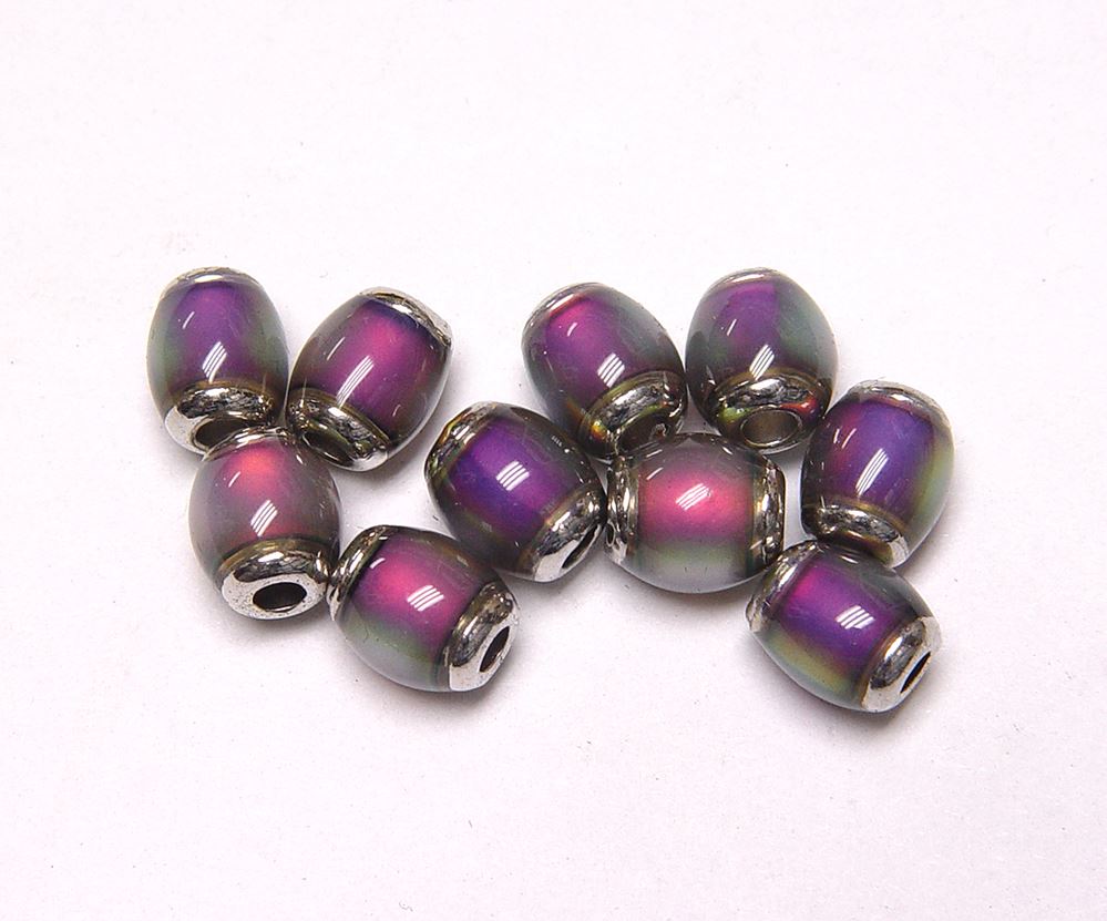 Mood Beads Mirage Color Changing 9x6mm 10pc