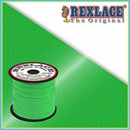 Neon Green Rexlace Vinyl Lacing 100yds