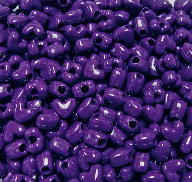 
                  
                    Neon Plum Purple Heart Shaped Pony Beads
                  
                