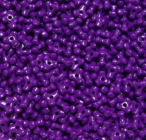 Neon Plum Tri Beads 500pc